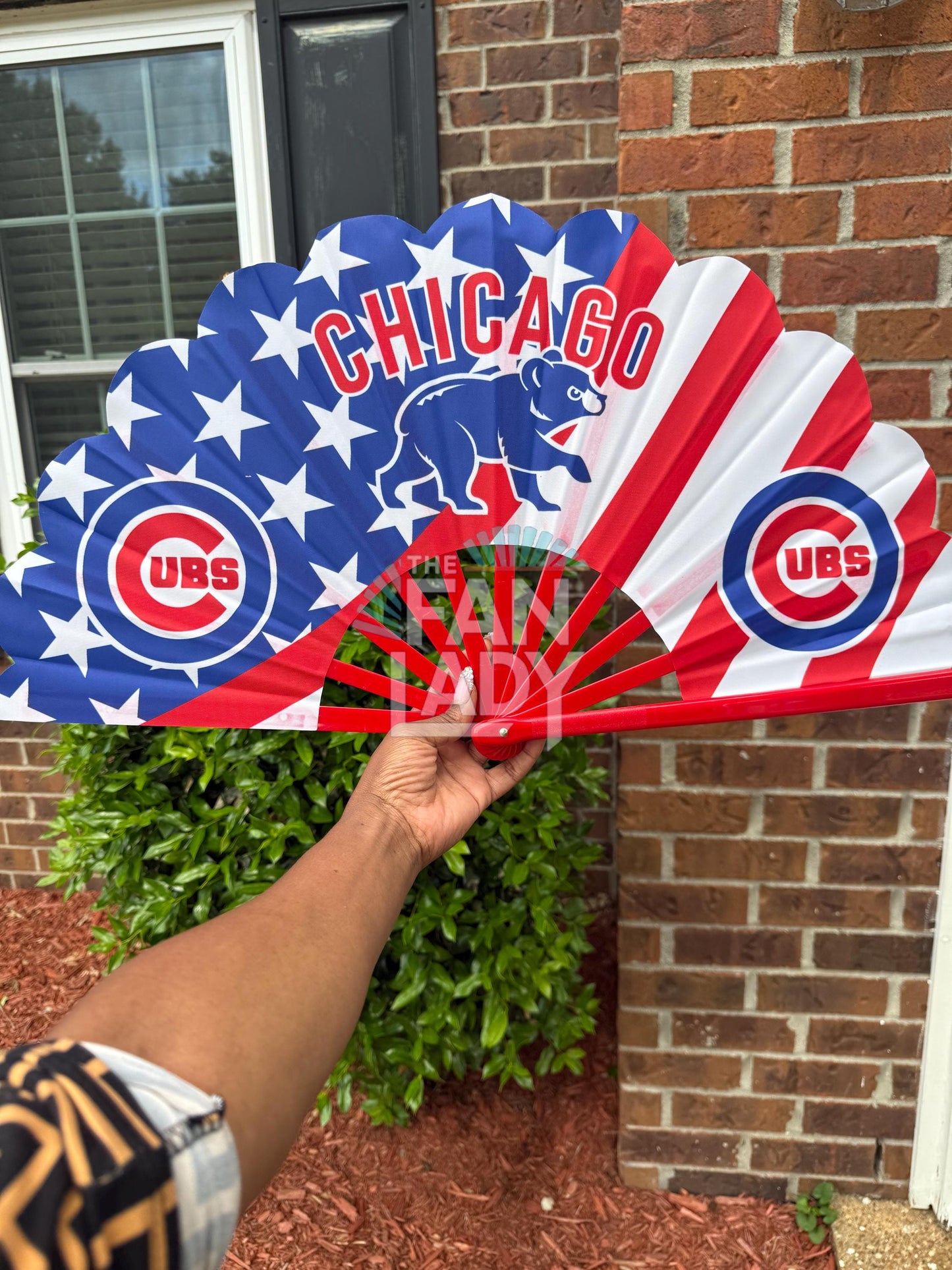 Chicago Cubs Folding Hand Fan: Baseball Team Sports Gear