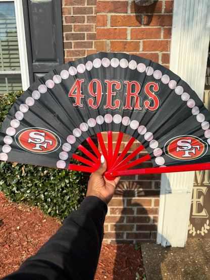 San Francisco 49ers Clack Fan: Game Day Folding Sports Fan