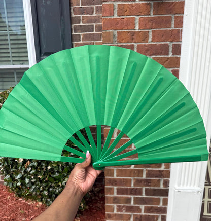 Green  Clack Fan: Boots On Ground Line Dancing