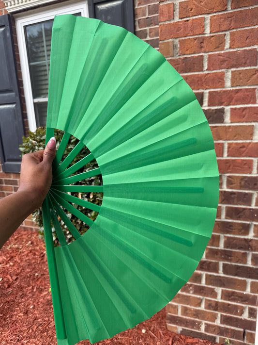 Green  Clack Fan: Boots On Ground Line Dancing