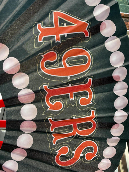 San Francisco 49ers Clack Fan: Game Day Folding Sports Fan