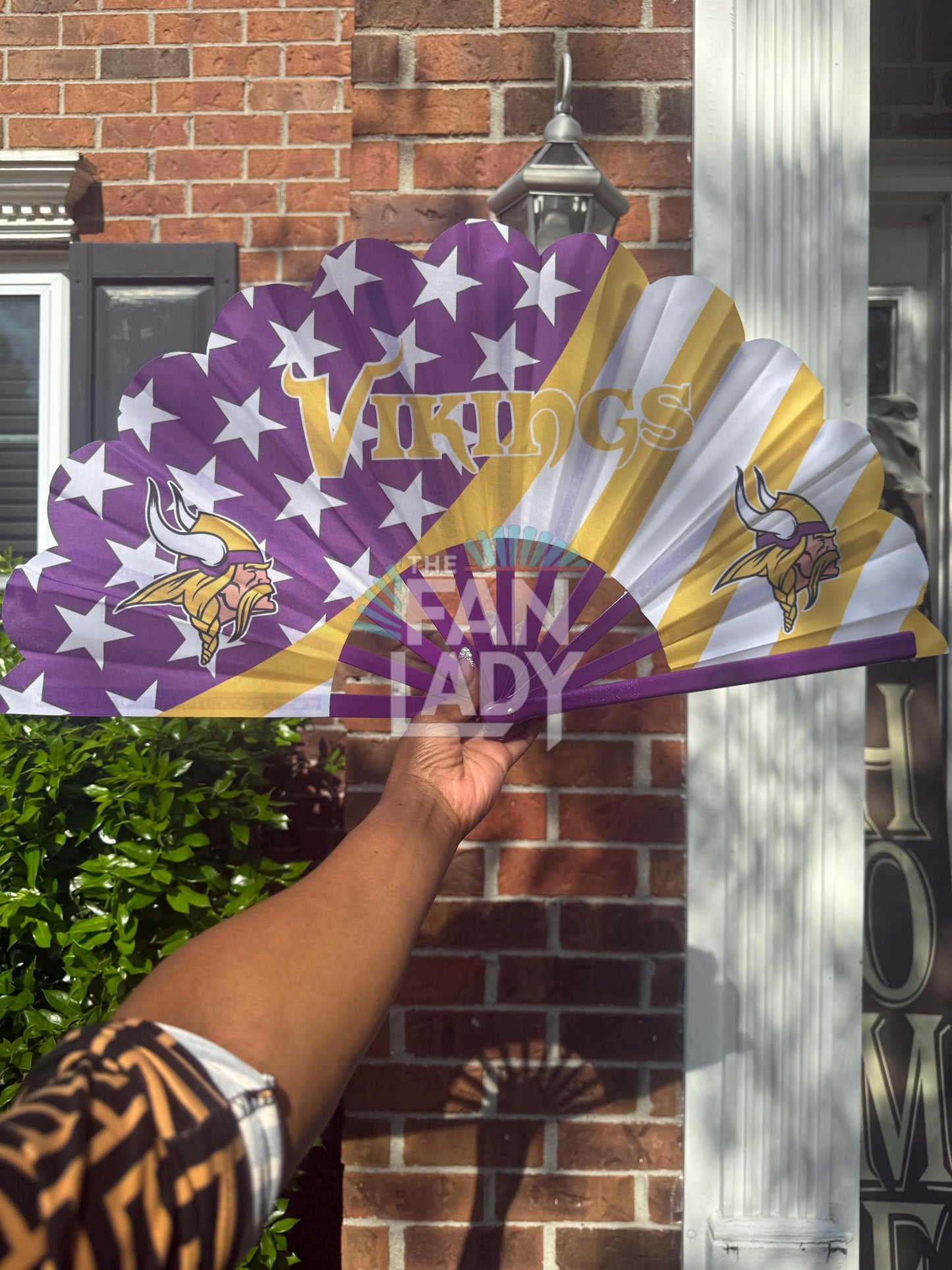 Minnesota Vikings Folding Hand Fan: NFL Game Day Accessory