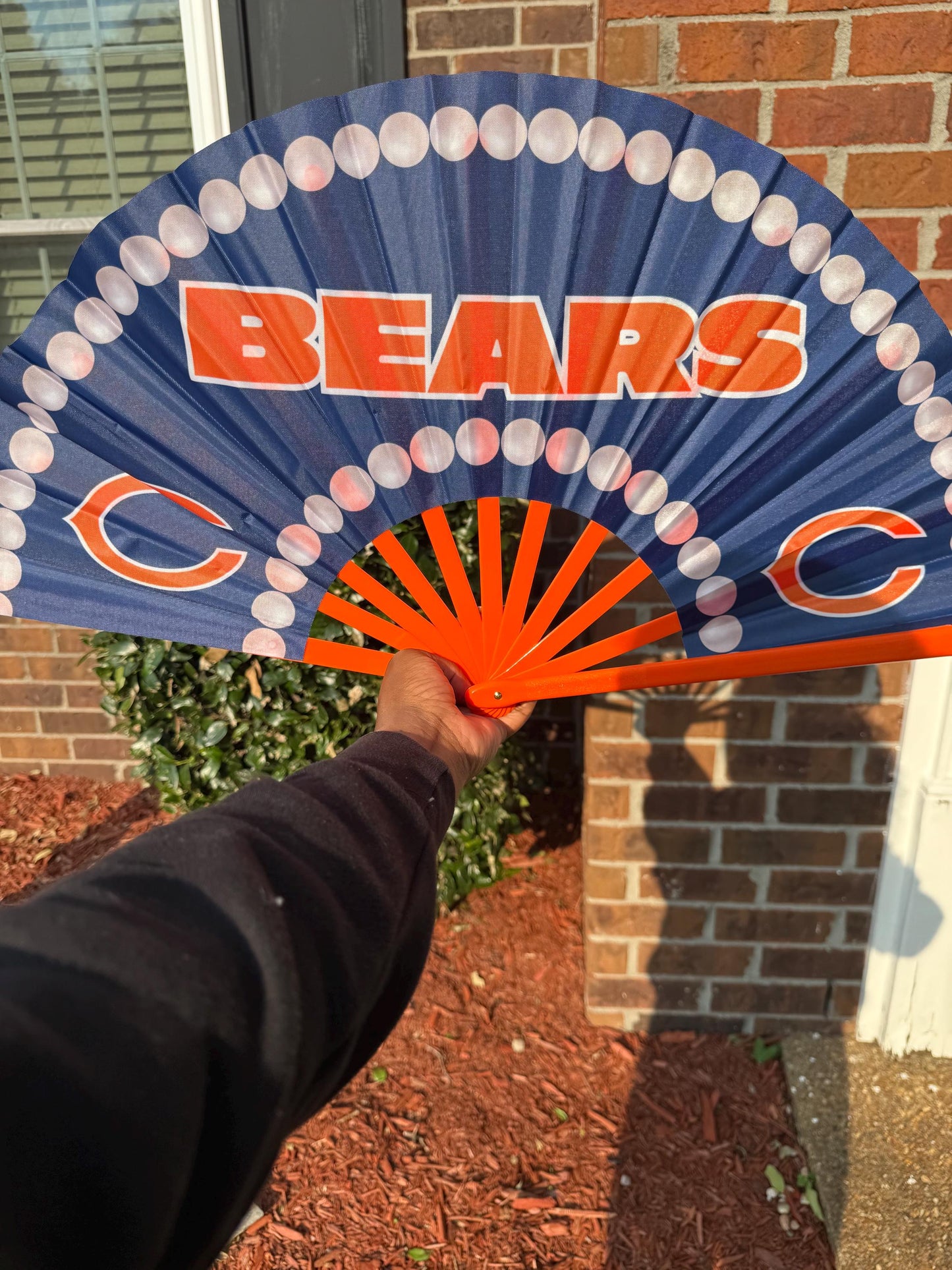 Chicago Bears Clack Fan: Navy & Orange NFL Game Day Accessory
