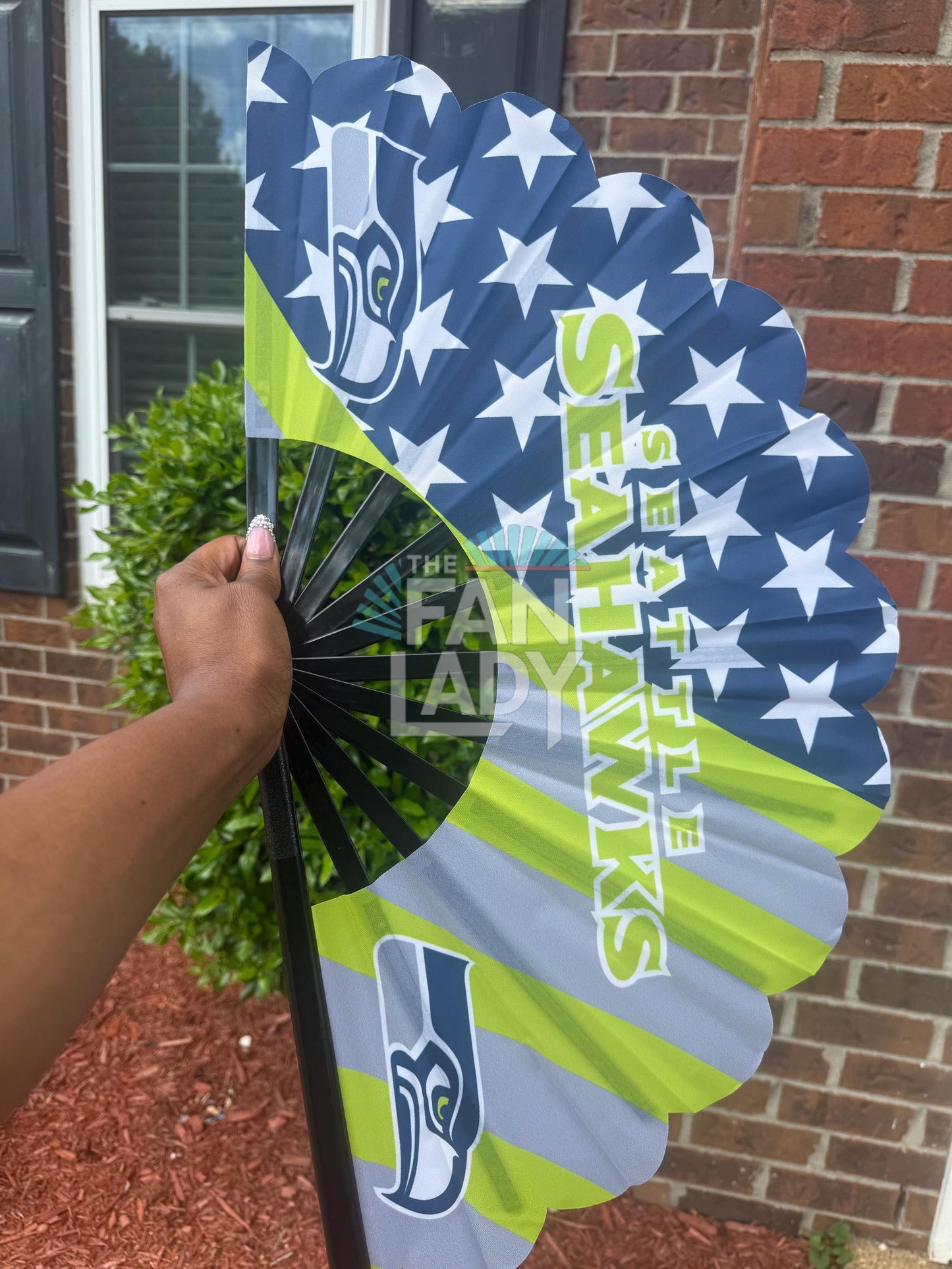 Seattle Seahawks Hand Fan: NFL Football Game Day Accessory