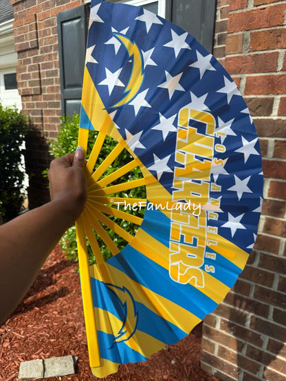 Los Angeles Chargers Clack Fan: Game Day Accessory