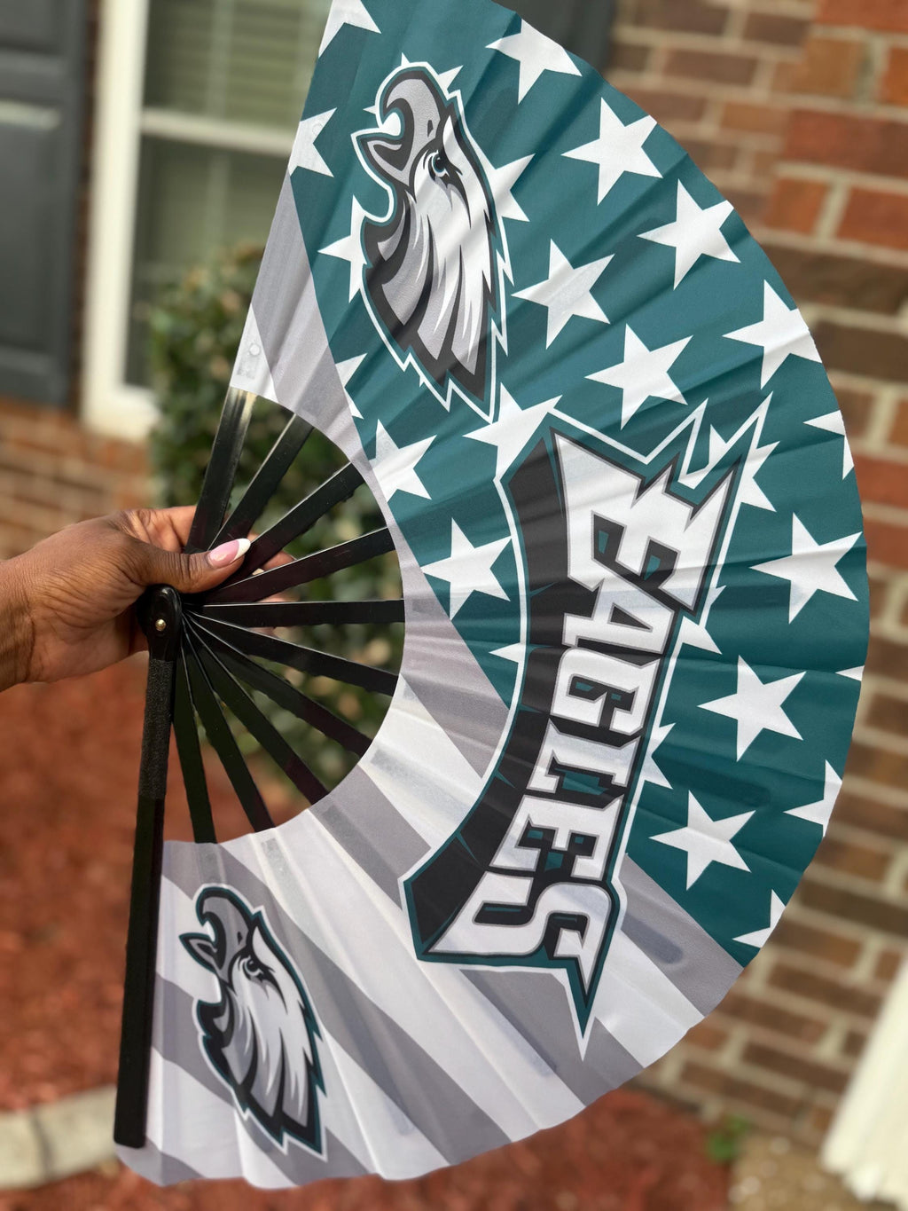 Philadelphia Eagles Handheld Folding Clack Fan
