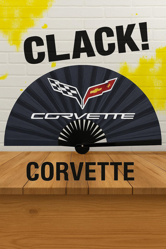 Corvette Folding Hand Fan