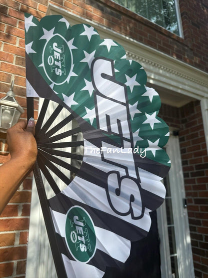 New York Jets Folding Hand Fan | NFL Clack Fan