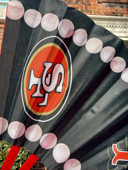 San Francisco 49ers Clack Fan: Game Day Folding Sports Fan