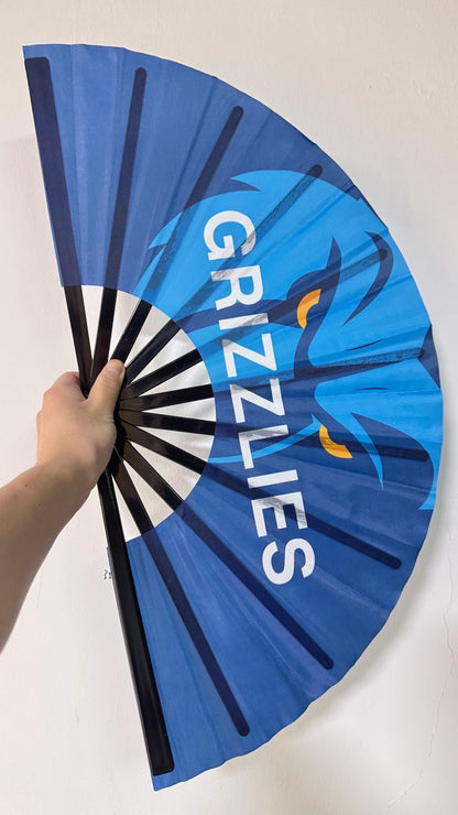 Memphis Grizzlies Handheld Folding Clack Fan – Custom Sports Fan for Games, Events & Gifting