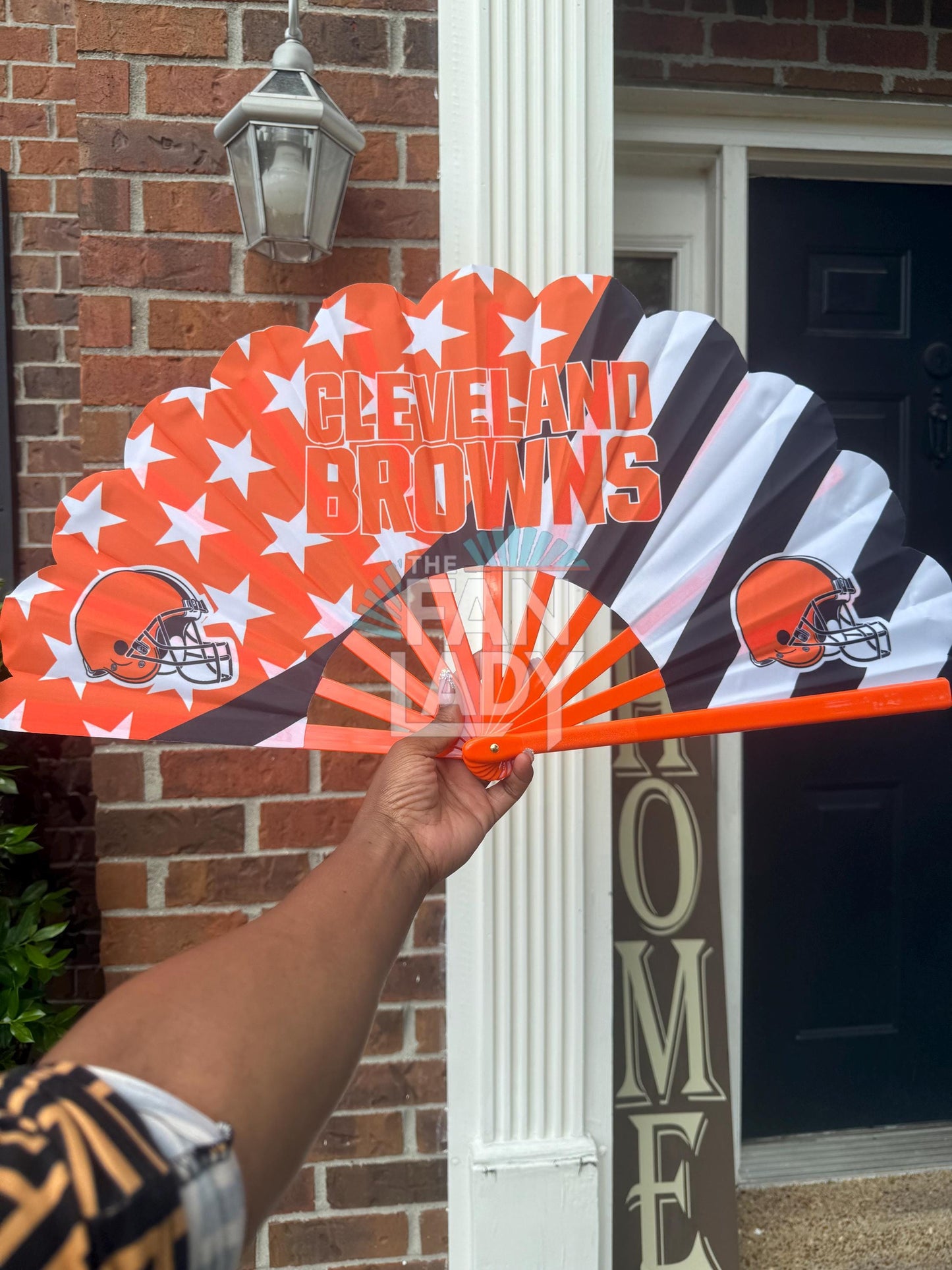 Cleveland Browns Folding Hand Fan: NFL Football Game Day Accessory