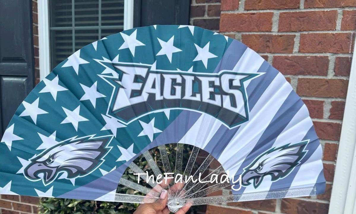 Philadelphia Eagles Handheld Folding Clack Fan