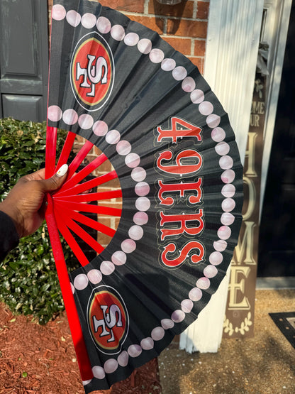 San Francisco 49ers Clack Fan: Game Day Folding Sports Fan