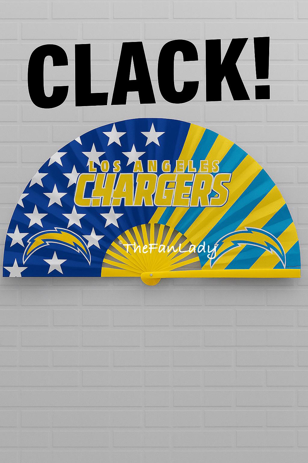 Los Angeles Chargers Clack Fan: Game Day Accessory