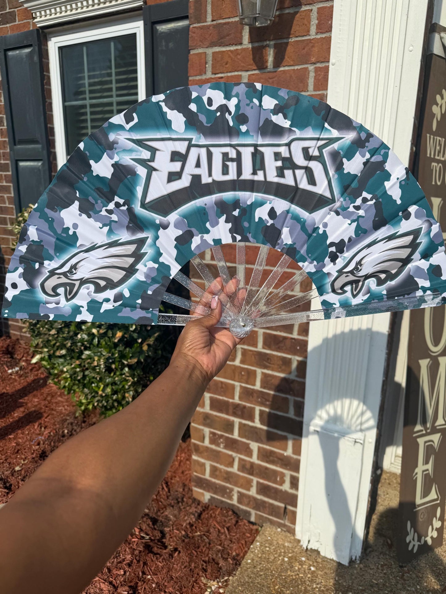 Philadelphia Eagles Handheld Folding Clack Fan